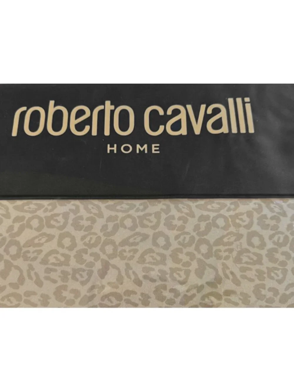 NEW Roberto Cavalli Sheet Set! King  Animalier Print  Cheetah Print